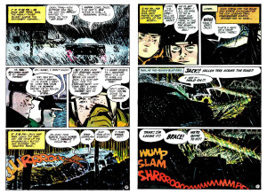 Toth art from "Eye of the Storm!" Hot Wheels #4